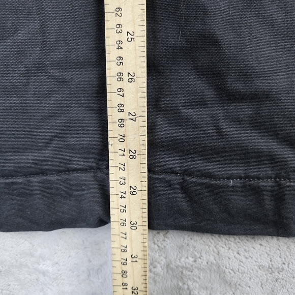 Eddie Bauer Workwear Sherpa Canvas Contractor Coat Work Jacket Gray Sz 2XL - Picture 6 of 7